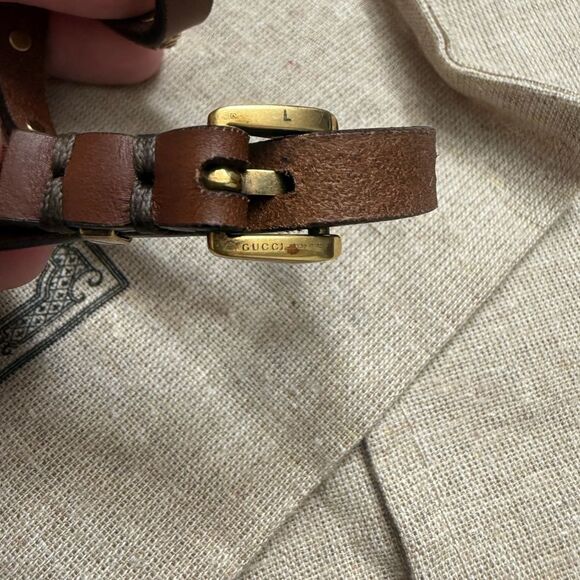 Brand new with box Gucci Feline Head Studded Double Wrap Bracelet - Picture 13 of 15